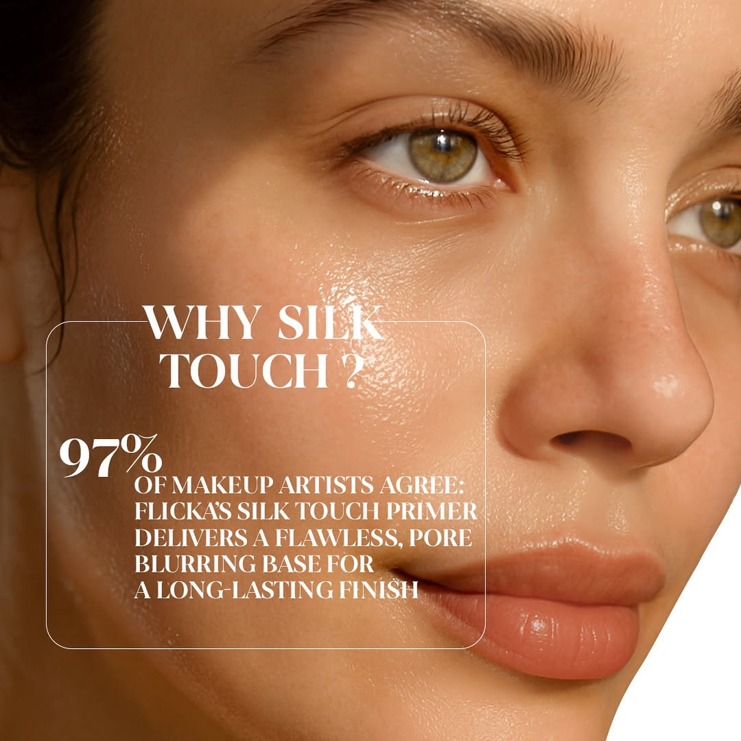 Flicka Silk Touch 3 in 1 Moisturizer and Primer for Face | All Skin Types