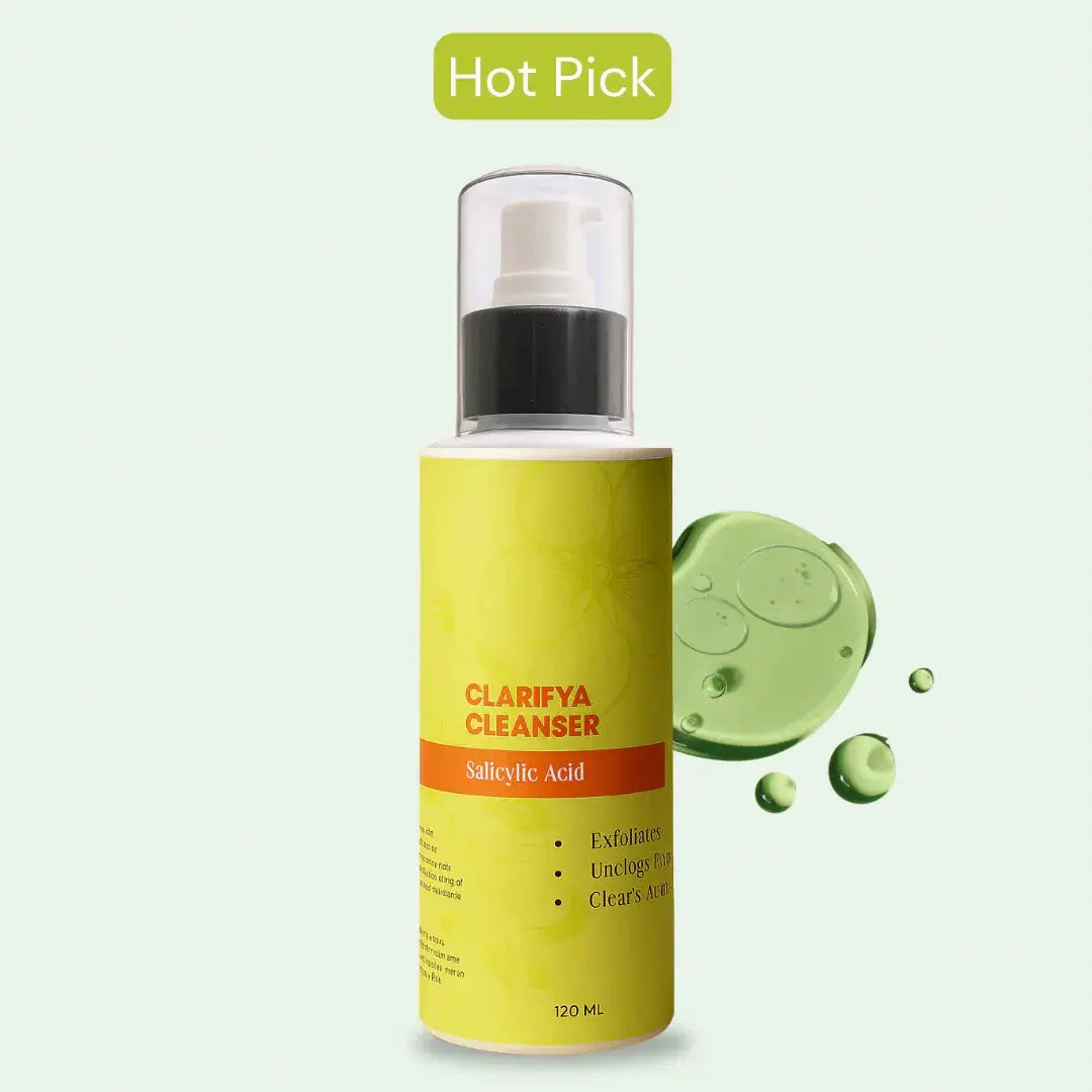 Clarifya Cleanser | Exfoliating & Clears Active Acne Gel | Salicylic Acid | 120ml